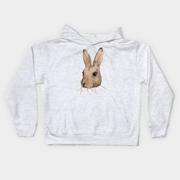 Harrington the Hare Kids Hoodie by csteever